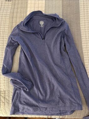 REI Women's Purple Quarter-Zip Pullover Mid-Layer